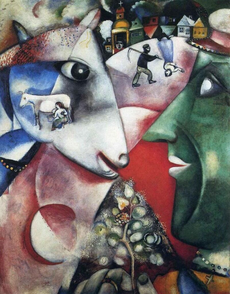 Marc Chagall, with a particular focus on his painting ‘I and the Village