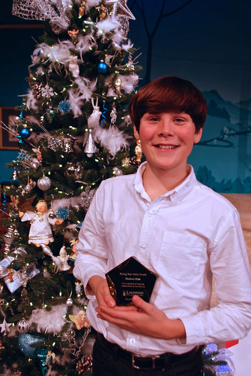 Hudon Hale, 2015 Rising Star Artist Award at Lakewood Theatre Company