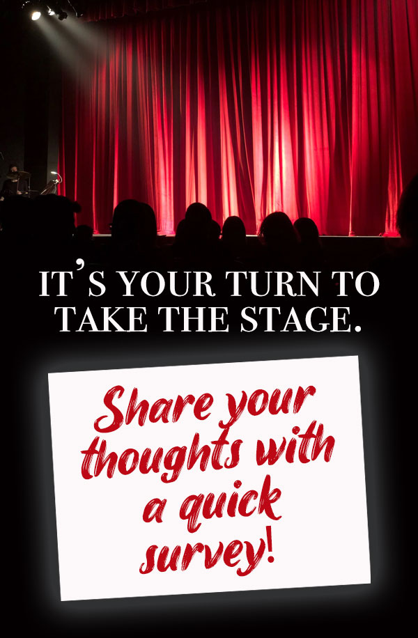 Take our short survey!