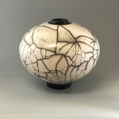 Wylder, Naked Raku Vase 10.5h x 12.2w (1)