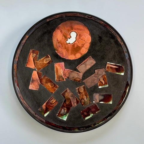 Jim Wylder-DODGING THE BRICKS-Ceramic