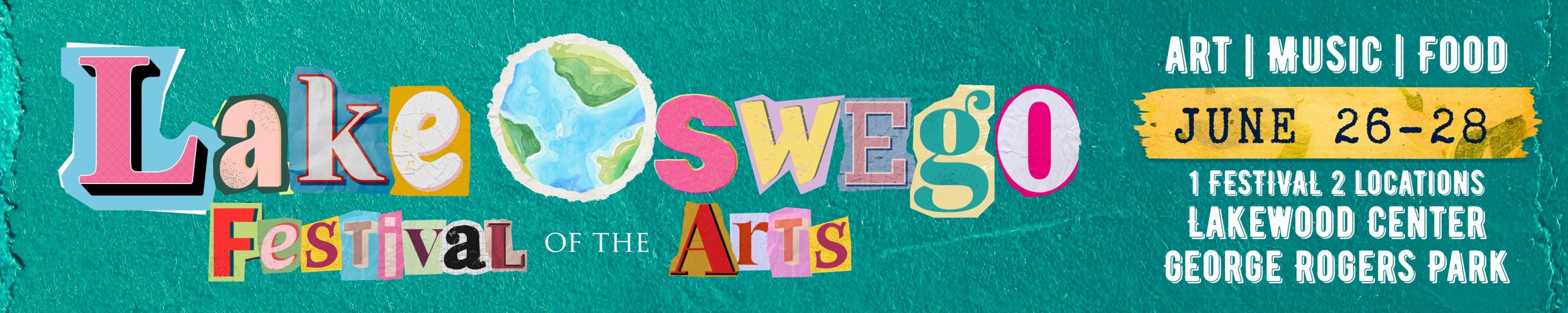 1 FESTIVAL 2 locations Lakewood Center George Rogers POark