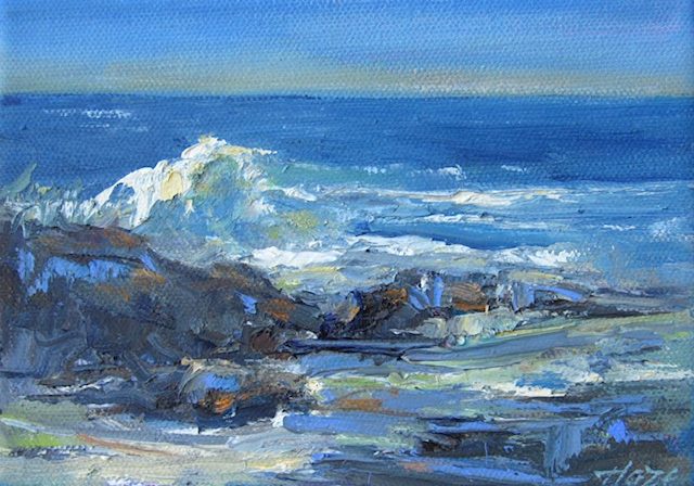 Hazel Schlesinger-Splash Rock-Oil